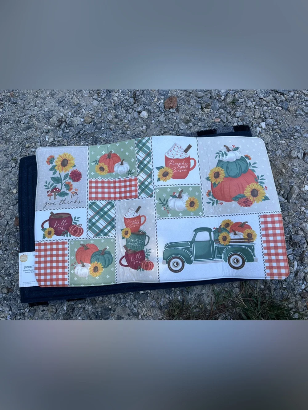 Set of 3 Doormats - Fall theme